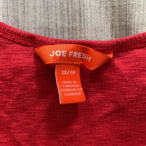 Red Fitted Tank Top - Picture 2 of 2